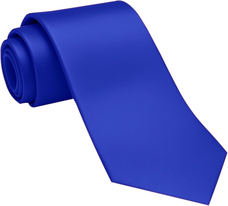 DIBI Solid Color Ties for Men, Formal Mens Ties, Neck Tie, Classic Tie for Boys Women Teens, Wedding Business Costume Necktie - Image 1